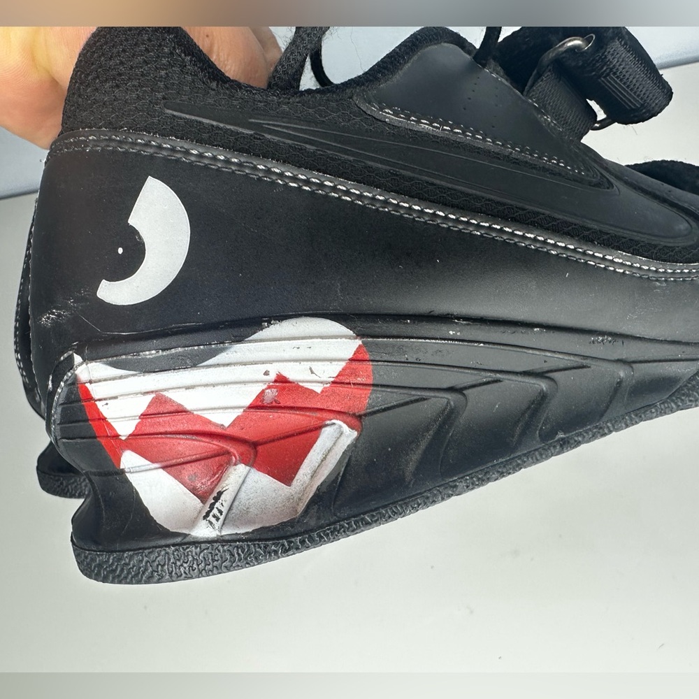 Nike Men’s Romaleos 2 Weightlifting Crossfit Custom Design Shark teeth Sz 12 - Picture 3 of 8